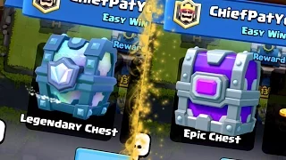 Clash Royale - BACK to BACK! Free Legendary & Epic Chests!