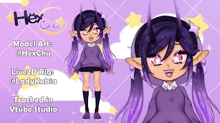 Live2D Vtuber Showcase - HexChu's Chibi Model