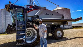 We got a BRAND NEW Gleaner Combine