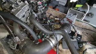 Motorbike engine in jet ski part two CBR 600 F4i