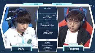 [2018 GSL Season 2] Code S Ro.16 Group A Match1 Maru vs Patience