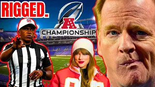 NFL RIGGED! FEARS That AFC Championship Game is THROWN over NFL wanting Chiefs & Taylor Swift in SB!