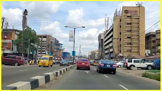 DRIVING IN LAGOS MAINLAND | LATEEF JAKANDE WAY TO ALLEN AVENUE | NIGERIA'S ORDINARY PRESIDENT