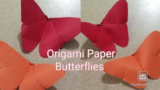 Easy Origami Butterfly in only 2 minutes ||simple and very easy.#papercraft #diycrafts #origami