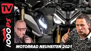 Motorrad Neuheiten Teil 3 - 2021 News - Zonko macht den Navi Vergleich l 1000PS Live