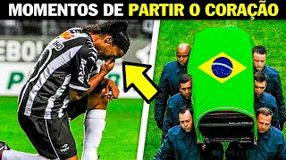 Momentos de partir o coração no futebol brasileiro