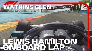 Lewis Hamilton Onboard Lap | Watkins Glen | 2020 United States Grand Prix