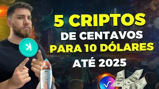 5 Criptomoedas Promissoras de CENTAVOS para até 10 DÓLARES em 2024