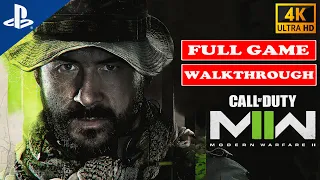 Call of Duty: Modern Warfare II [FULL GAME | WALKTHROUGH] - PS5 [4K 60FPS] Ultra HD