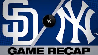 Yankees club four homers, shut out Padres - 5/29/19