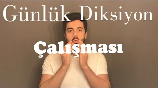 Günlük Diksiyon Çalışma Rehberi (Çok Kolay!)