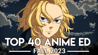 My Top 40 Anime Endings - Fall 2023