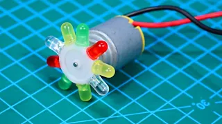 Top 2 Electronics Project 2022 | Motor Ring LED Chaser and RGB LED Run 220v AC Circuit