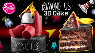Among us 3D Motivtorte / Fondant cake / Sallys Welt