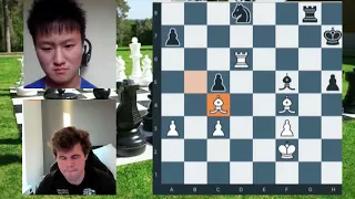 NICE ATTACK!! Magnus Carlsen vs Yoo Christopher || Julius Baer Generation Cup 2022 - R13