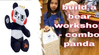 Megan at the build-a-bear workshop || Building Panda combo from Ryan World