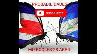 PROBABILIDADES LOTO NICARAGUA Y COSTA RICA MIERCOLES 28 ABRIL 🇳🇮 👍 🇨🇷