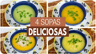 4 SOPAS DELICIOSAS E SAUDÁVEIS {sopa cremosa de legumes} | Mamãe Vida Saudável #234