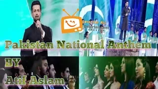 Atif aslam Pakistan national anthem|16th Lux Style Awards