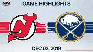 NHL Highlights | Devils vs. Sabres – Dec. 02, 2019