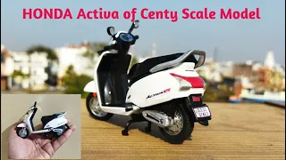 HONDA ACTIVA 125 AFTER SMALL CHANGES OF CENTY BESTIVA SCALE MODEL