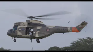 Kenyans Amazed By The Skilful and Dangerous Flips During The KDF Museum Air Show Festival