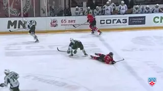 Salavat Yulaev @ Metallurg Nk 02/15/2015 Highlights / Металлург Нк - Салават Юлаев 5:2