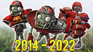 EVOLUTION OF THE ALL STAR (2014 - 2022) in PvZ Garden Warfare 1, 2 & Battle For Neighborville