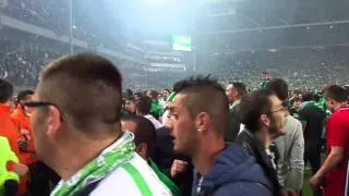 ASSE-ACA 3-1 Envahissement du stade GEOFFROY GUICHARD !!!