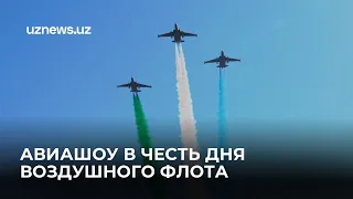 Авиашоу в честь Дня воздушного флота прошло в Чирчике