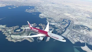 4k Ultra Settings - Qatar Airways Boeing 787-10 Dreamliner (Doha - Hyderabad) - MSFS 2020