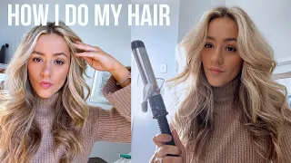 How I Curl My Hair | BIG CURLS TUTORIAL