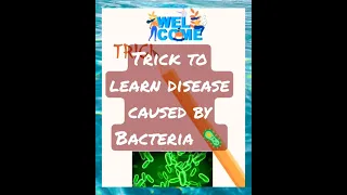 Best trick to learn disease caused by Bacteria 🦠 || सबसे आसान तरीका || Biology Tricks || #shorts