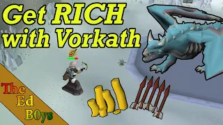 Get Rich with Vorkath (Ranged) | OSRS Poor to Rich Money Making Guide