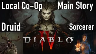 Diablo 4 - Local Co-Op - Druid & Sorcerer - Main Story: The City Of Blood And Dust - PS5 Gameplay