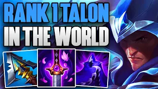 RANK 1 TALON IN THE WORLD CARRIES HIS TEAM! | CHALLENGER TALON MID GAMEPLAY | Patch 13.24 S13