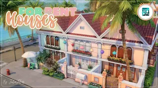 Дома в аренду🔑│Строительство│For Rent Houses│SpeedBuild│NO CC [The Sims 4]