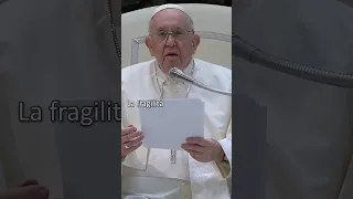 #papafrancesco "la fragilità è la nostra ricchezza, ci rende umani!" #shorts