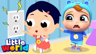 Beware of the Dangers At Daycare | Little World - Kids Songs & Nursery Rhymes