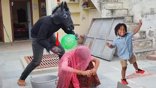 Must watch new funny video, funny video, ballon prank, tmko, must watch new funny video 2021