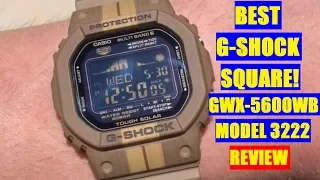 G-Shock 3222 GWX-5600WB G-Lide Watch Review: BEST SQUARE