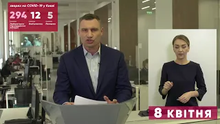 08.04.2020 прес-брифінг Віталія Кличка