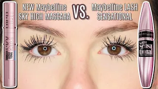 NEW MAYBELLINE LASH SENSATIONAL SKY HIGH MASCARA REVIEW AND WEAR TEST | BEST DRUGSTORE MASCARA 2020