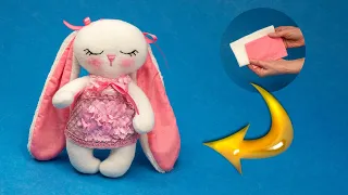 You will be delighted with this cute bunny doll - it’s so easy and simple to make!