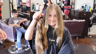 Lauren donates her hair!!!