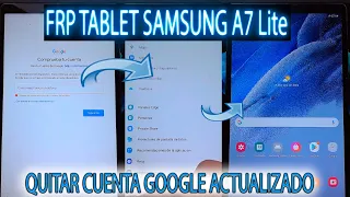 FRP SAMSUNG TABLET A7 LITE QUITAR CUENTA GOOGLE ULTIMA SEGURIDAD SIN PC SIN PROGRAMAS T225