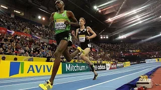 Mo Farah vs Galen Rupp at 5000m UK Indoor 2011