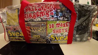Unboxing av Svea fireworks "Mega Bag" 2023