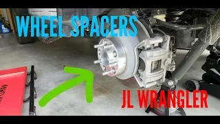 1.5 inch Wheel Spacers Install on 2018 JL Wrangler