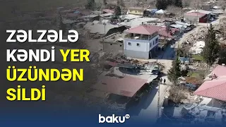 Zəlzələ kəndi yer üzündən sildi - BAKU TV